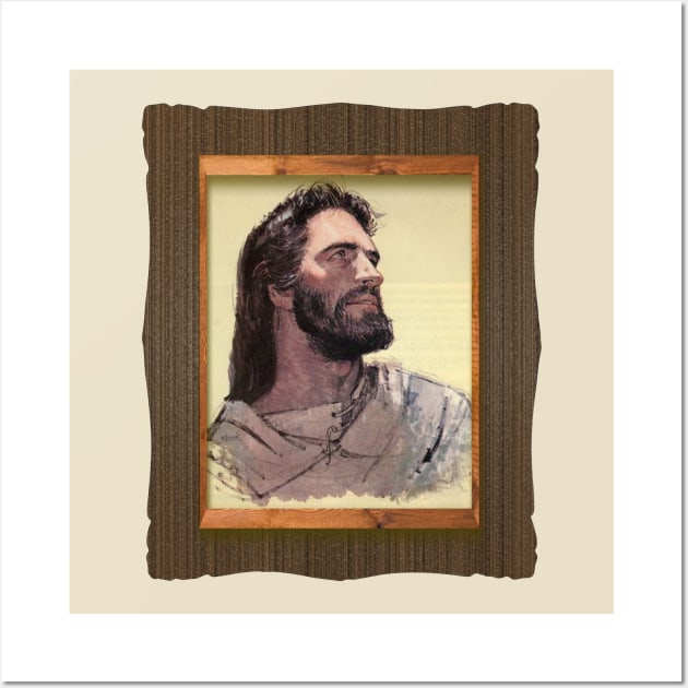 JESUS CHRIST by RICHARD HOOK FRAMED Wall Art by SHOW YOUR LOVE